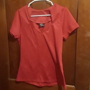 Pinup style red top